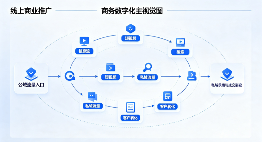 安多县线上商业推广怎么做？全域流量闭环搭建与低成本转化实战指南